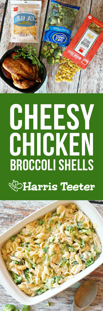 Cheesy Chicken Broccoli Shells