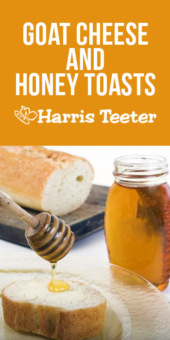 Goat Cheese and Honey Toasts