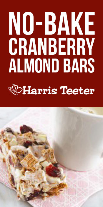 Easy No-Bake Crunchy Cranberry Almond Bars