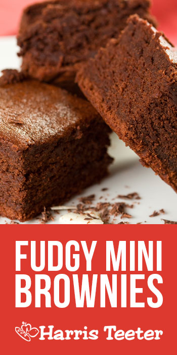 Rich and Fudgy Mini Brownies