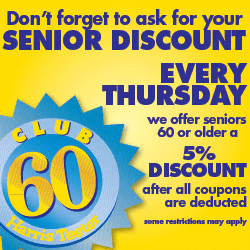 senior discounts age 60 senior discount harris teeter senior discounts age 60 senior